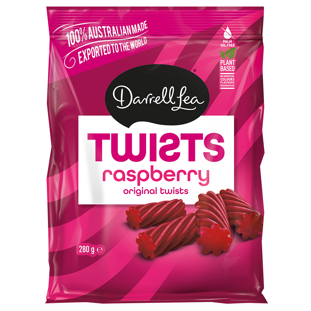 Twists Raspberry 280g